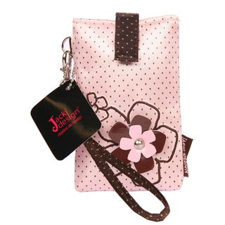 Porta Celular Rosa Bebê Poá